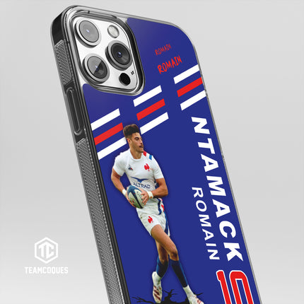 Coque joueur ROMAIN NTAMACK XV FRANCE - TEAMCOQUES