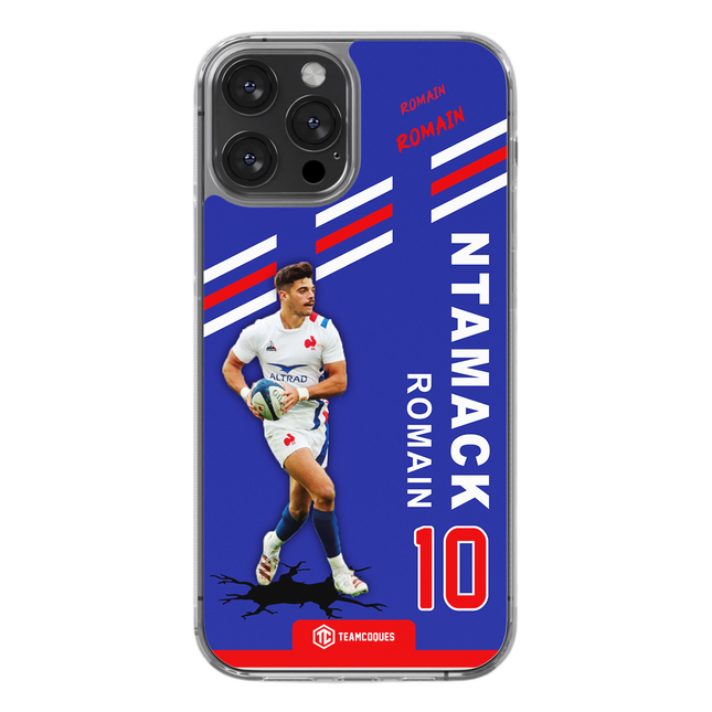 Coque joueur ROMAIN NTAMACK XV FRANCE - TEAMCOQUES