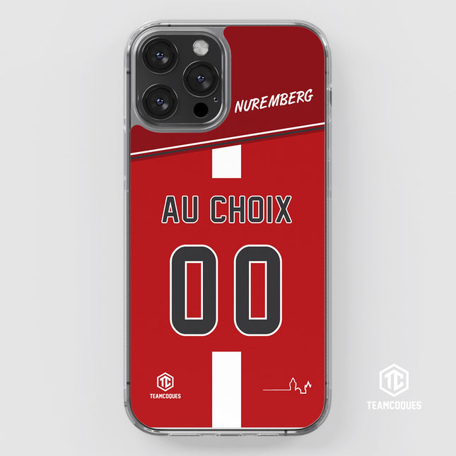 Coque foot NUREMBERG personnalisable - TEAMCOQUES
