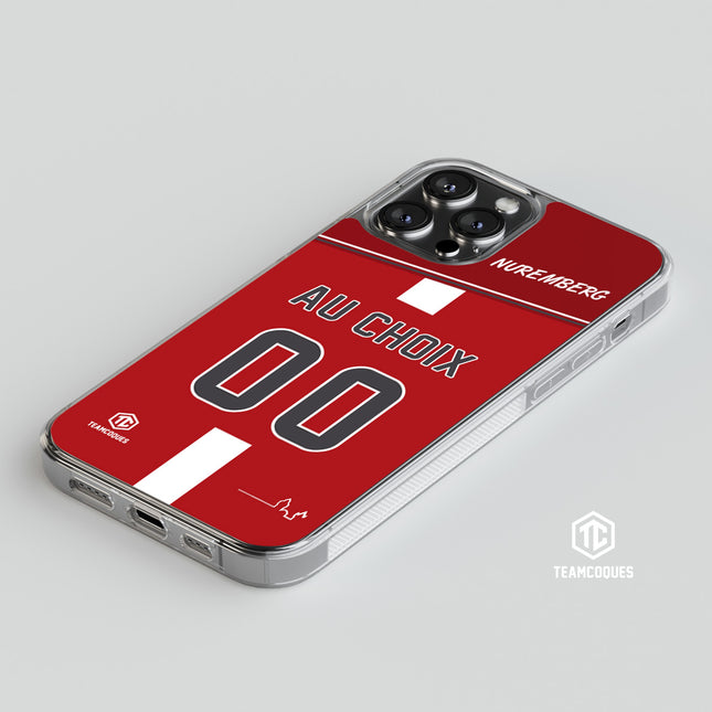 Coque foot NUREMBERG personnalisable - TEAMCOQUES