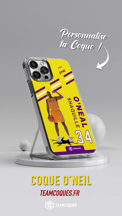 Vidéo Coque joueur SHAQUILLE O'NEAL LAKERS LOS ANGELES NBA - TEAMCOQUES