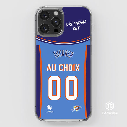 Coque basket NBA OKLAHOMA CITY THUNDERS personnalisable - TEAMCOQUES