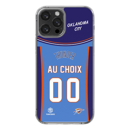 Coque basket NBA OKLAHOMA CITY THUNDERS personnalisable - TEAMCOQUES