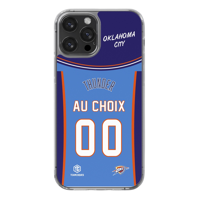 Coque basket NBA OKLAHOMA CITY THUNDERS personnalisable - TEAMCOQUES