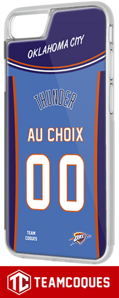 Coque basket NBA OKLAHOMA CITY THUNDERS personnalisable - TEAMCOQUES