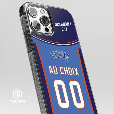 Coque basket NBA OKLAHOMA CITY THUNDERS personnalisable - TEAMCOQUES