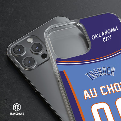 Coque basket NBA OKLAHOMA CITY THUNDERS personnalisable - TEAMCOQUES