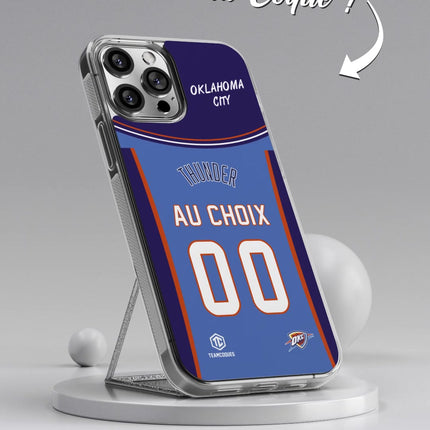 Vidéo Coque basket NBA OKLAHOMA CITY THUNDERS personnalisable - TEAMCOQUES