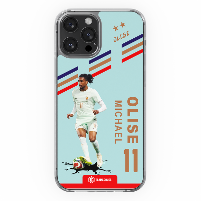 Coque joueur MICHAEL OLISE EQUIPE DE FRANCE 2026 VERT - TEAMCOQUES