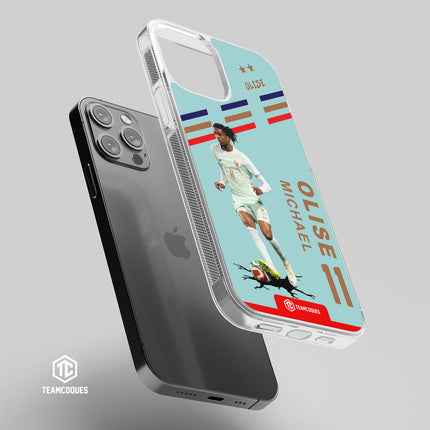 Coque joueur MICHAEL OLISE EQUIPE DE FRANCE 2026 VERT - TEAMCOQUES
