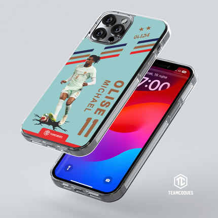 Coque joueur MICHAEL OLISE EQUIPE DE FRANCE 2026 VERT - TEAMCOQUES