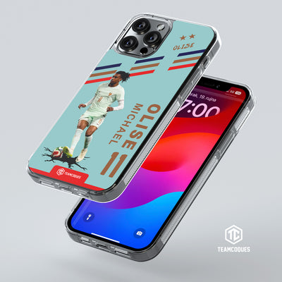 Coque joueur MICHAEL OLISE EQUIPE DE FRANCE 2026 VERT - TEAMCOQUES