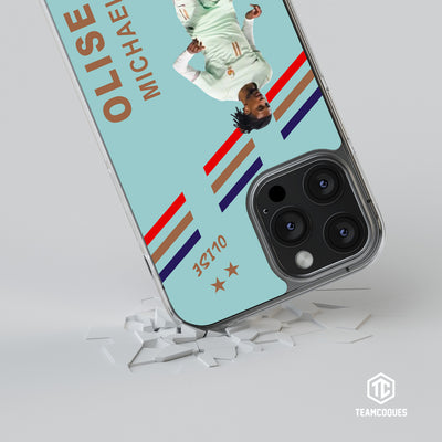 Coque joueur MICHAEL OLISE EQUIPE DE FRANCE 2026 VERT - TEAMCOQUES