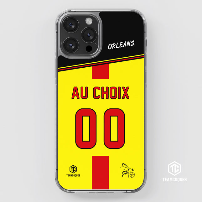 Coque foot ORLEANS personnalisable - TEAMCOQUES