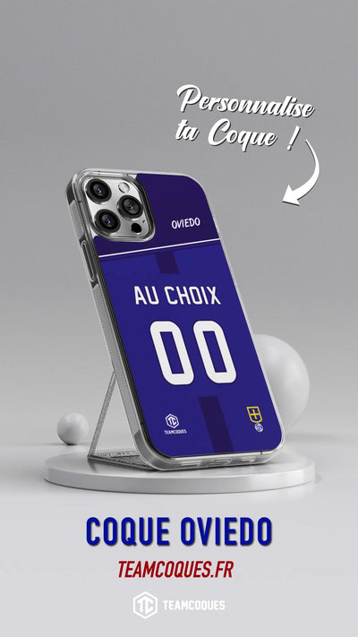 Vidéo Coque foot OVIEDO personnalisable - TEAMCOQUES