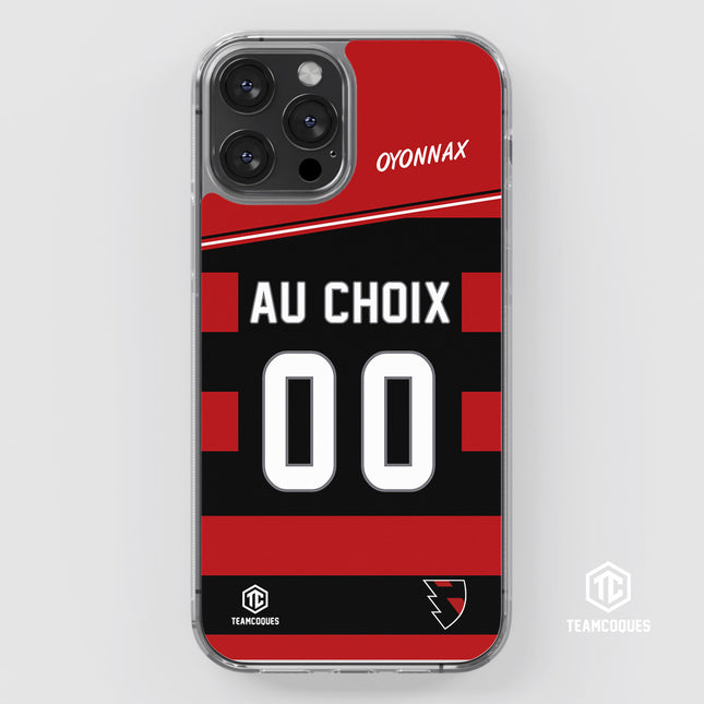 Coque rugby OYONNAX personnalisable - TEAMCOQUES