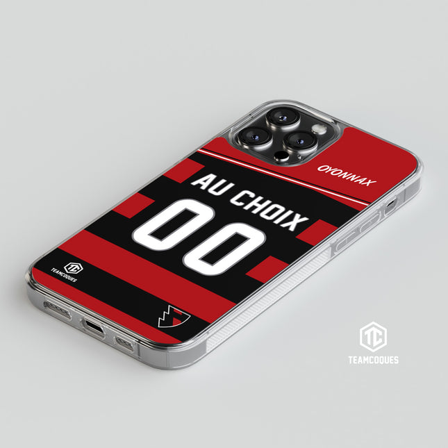 Coque rugby OYONNAX personnalisable - TEAMCOQUES