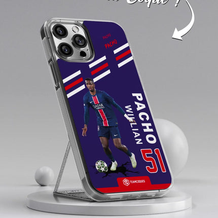 Vidéo Coque joueur WILLIAN PACHO PARIS - TEAMCOQUES