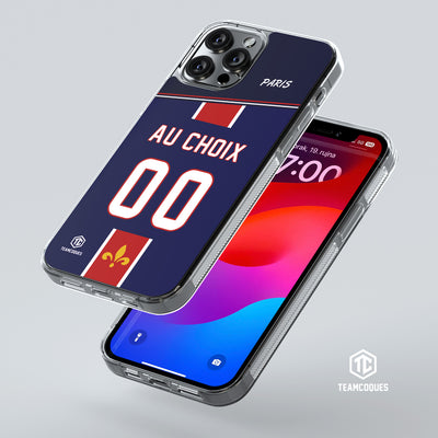 Coque foot PARIS SG PSG Domicile Hechter personnalisable - TEAMCOQUES