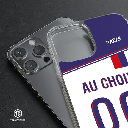 Coque foot PARIS SG PSG Extérieur Borelli personnalisable - TEAMCOQUES