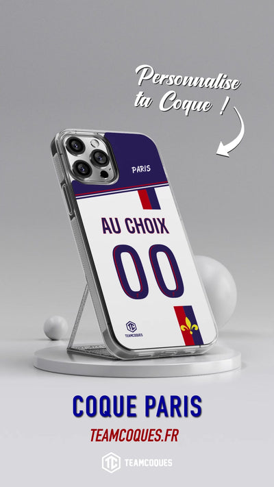 Coque foot PARIS SG Extérieur 3 personnalisable - TEAMCOQUES