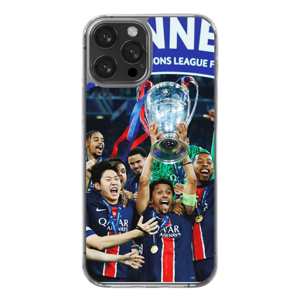 Coque foot PARIS SG COLLECTOR CHAMPIONS D'EUROPE CHAMPIONS LEAGUE 2025 WINNERS - TEAMCOQUES