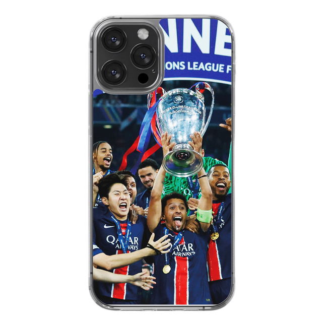 Coque foot PARIS SG COLLECTOR CHAMPIONS D'EUROPE CHAMPIONS LEAGUE 2025 WINNERS - TEAMCOQUES