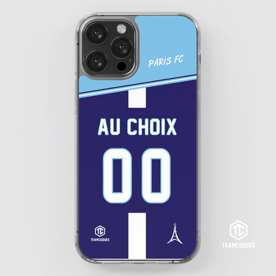 Coque foot PARIS FC PFC personnalisable - TEAMCOQUES