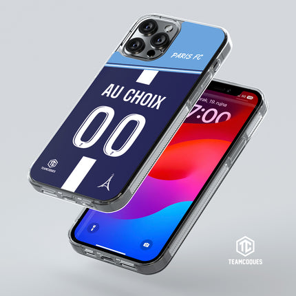 Coque foot PARIS FC PFC personnalisable - TEAMCOQUES