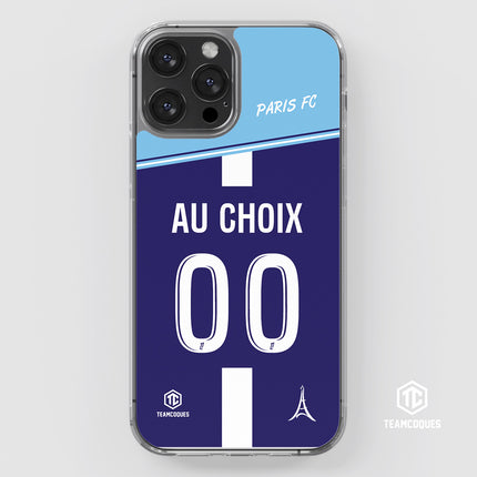 Coque foot PARIS FC PFC personnalisable - TEAMCOQUES