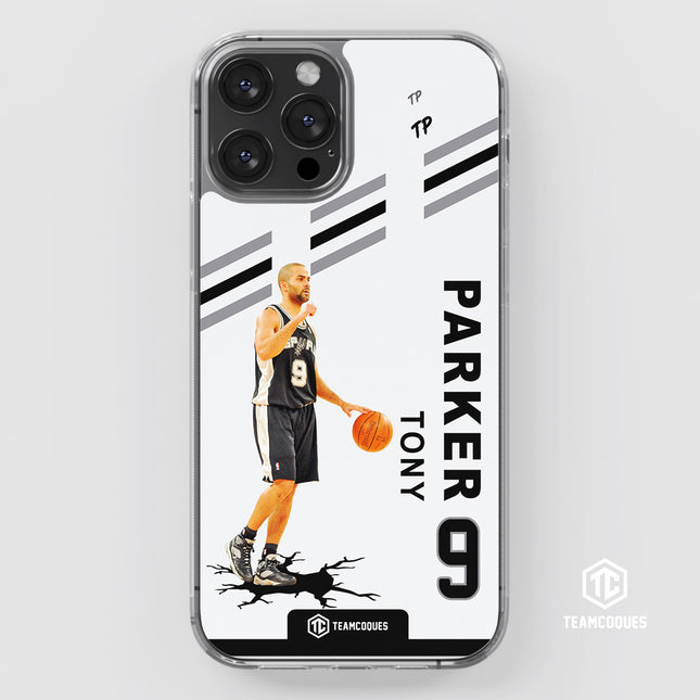 Coque joueur TONY PARKER SPURS SAN ANTONIO NBA - TEAMCOQUES
