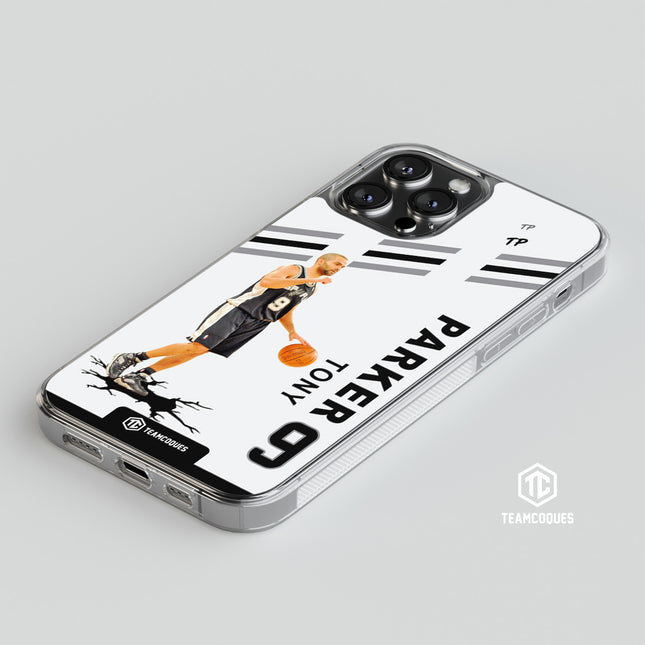 Coque joueur TONY PARKER SPURS SAN ANTONIO NBA - TEAMCOQUES