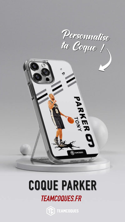 Vidéo Coque joueur TONY PARKER SPURS SAN ANTONIO NBA - TEAMCOQUES