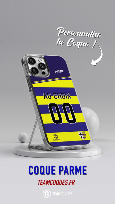 Vidéo Coque foot PARME personnalisable - TEAMCOQUES