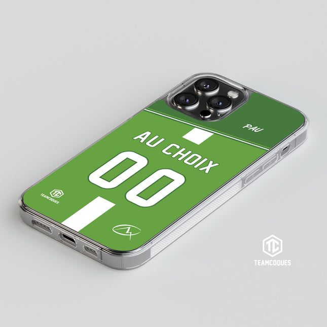 Coque rugby PAU SECTION personnalisable - TEAMCOQUES
