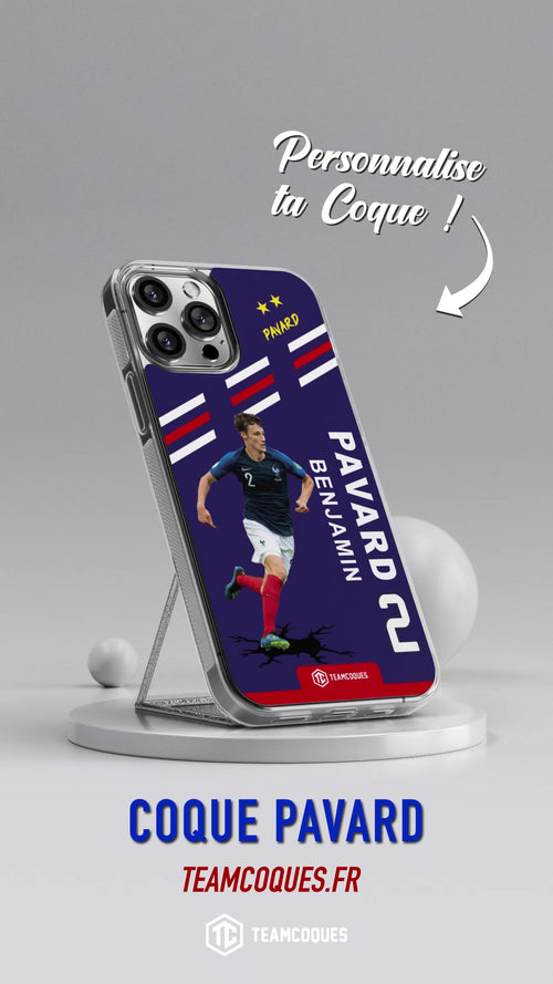 Vidéo Coque joueur BENJAMIN PAVARD EQUIPE DE FRANCE EDF - TEAMCOQUES