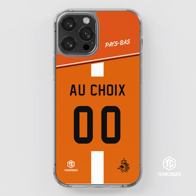 Coque foot PAYS-BAS personnalisable - TEAMCOQUES