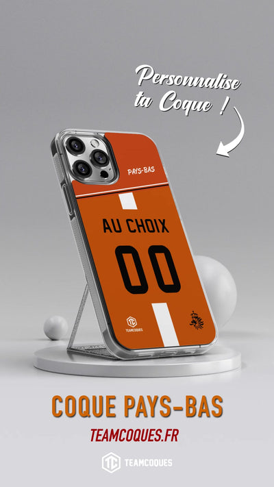 Vidéo Coque foot PAYS-BAS personnalisable - TEAMCOQUES