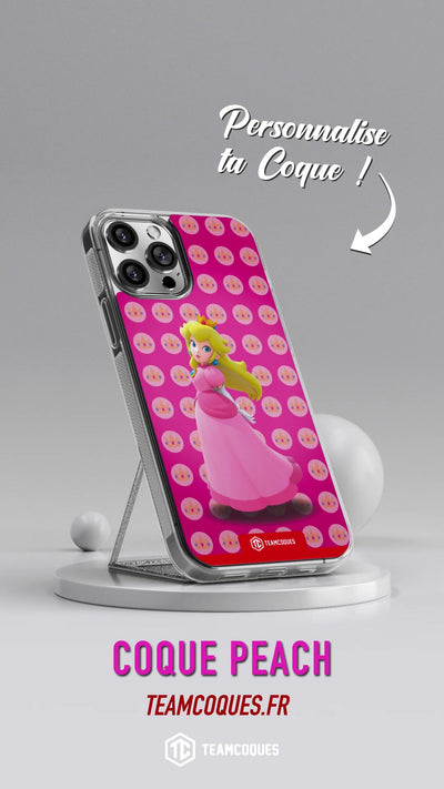 Vidéo Coque design SUPER MARIO - PEACH - TEAMCOQUES