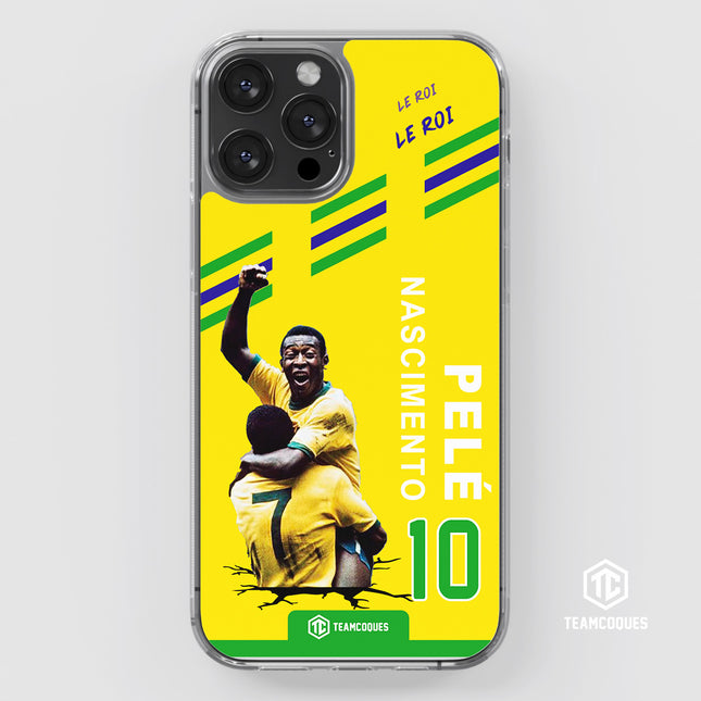 Coque joueur PELÉ BRÉSIL - TEAMCOQUES