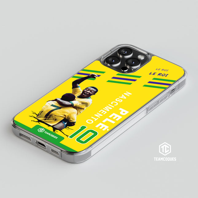 Coque joueur PELÉ BRÉSIL - TEAMCOQUES
