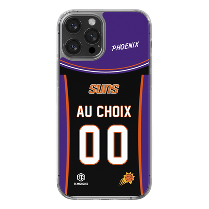 Coque basket NBA PHOENIX SUNS personnalisable - TEAMCOQUES