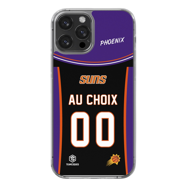 Coque basket NBA PHOENIX SUNS personnalisable - TEAMCOQUES