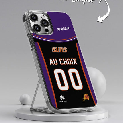 Vidéo Coque basket NBA PHOENIX SUNS personnalisable - TEAMCOQUES