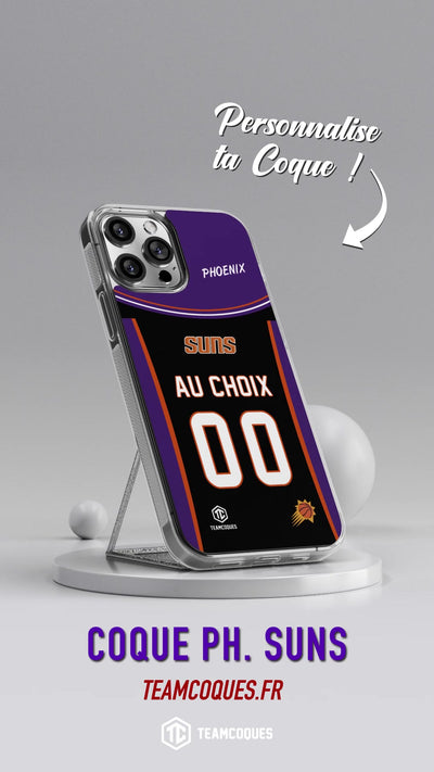 Vidéo Coque basket NBA PHOENIX SUNS personnalisable - TEAMCOQUES