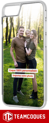 Coque photo 100% personnalisable - Importer votre photo - famille enfants couple vacances jeu sport - iPhone smartphone - TEAMCOQUES
