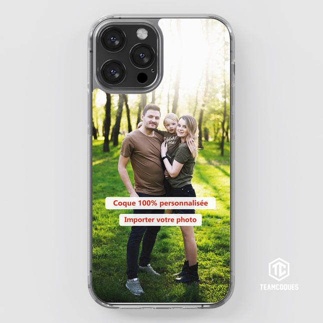 Coque PHOTO 100% personnalisable - iPhone smartphone - TEAMCOQUES