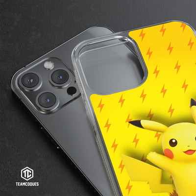 Coque design POKÉMON - PIKACHU - TEAMCOQUES