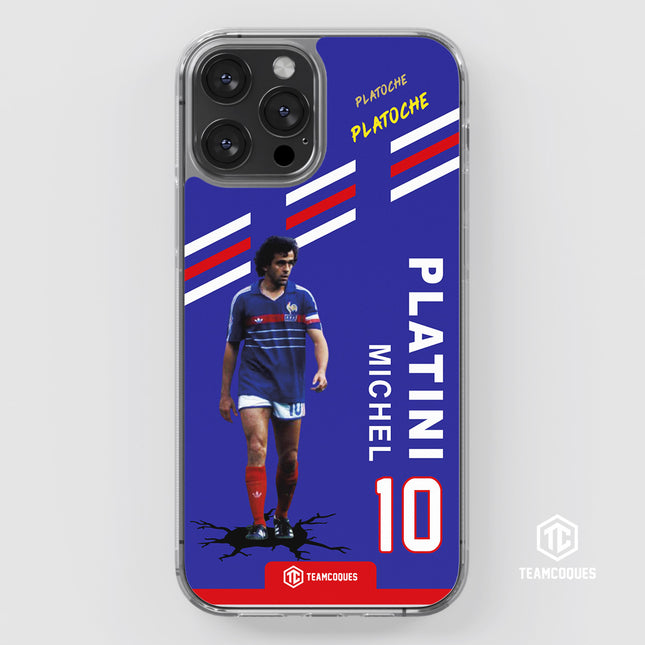 Coque joueur MICHEL PLATINI EQUIPE DE FRANCE EDF - TEAMCOQUES