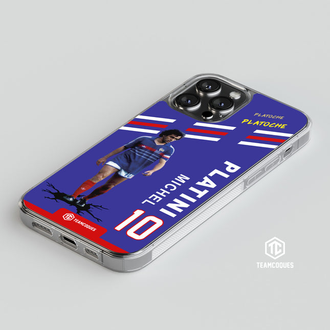 Coque joueur MICHEL PLATINI EQUIPE DE FRANCE EDF - TEAMCOQUES